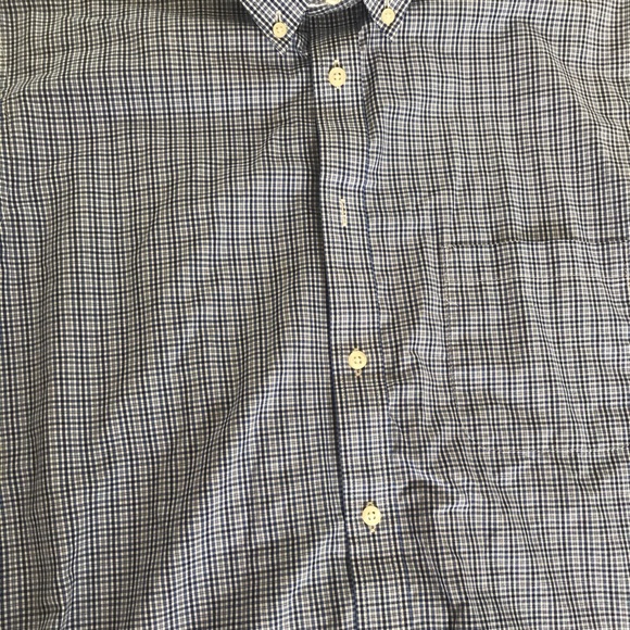 Blue Plaid Button Up - Picture 2 of 4